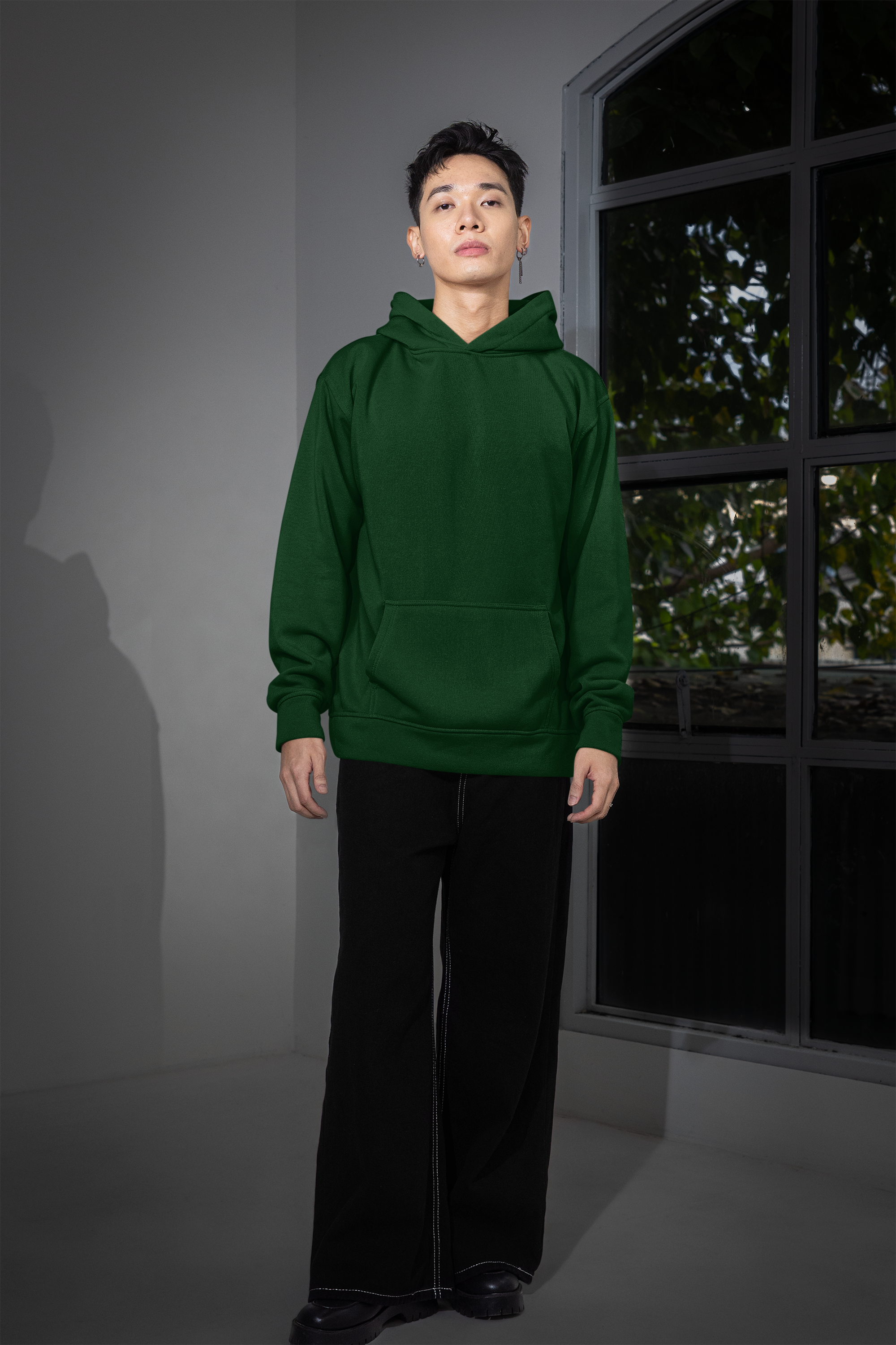 Essential Oversized Hoodie - Green