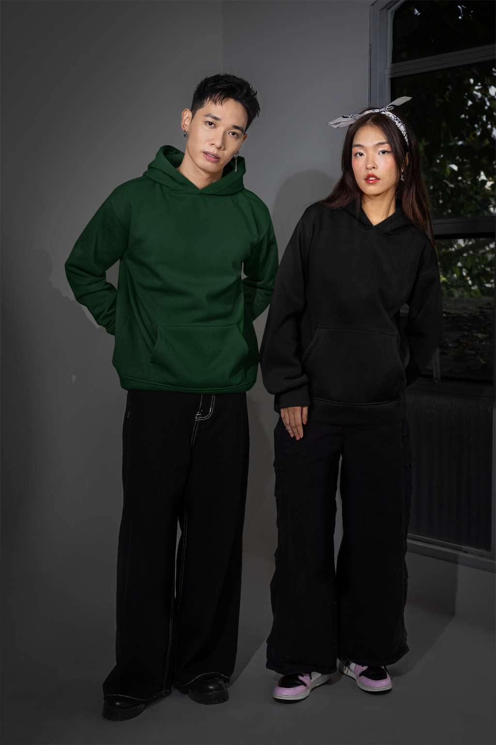 Essential Oversized Hoodie - Green