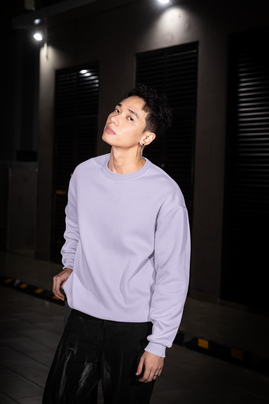Essential Oversized Sweatshirt - Lavender