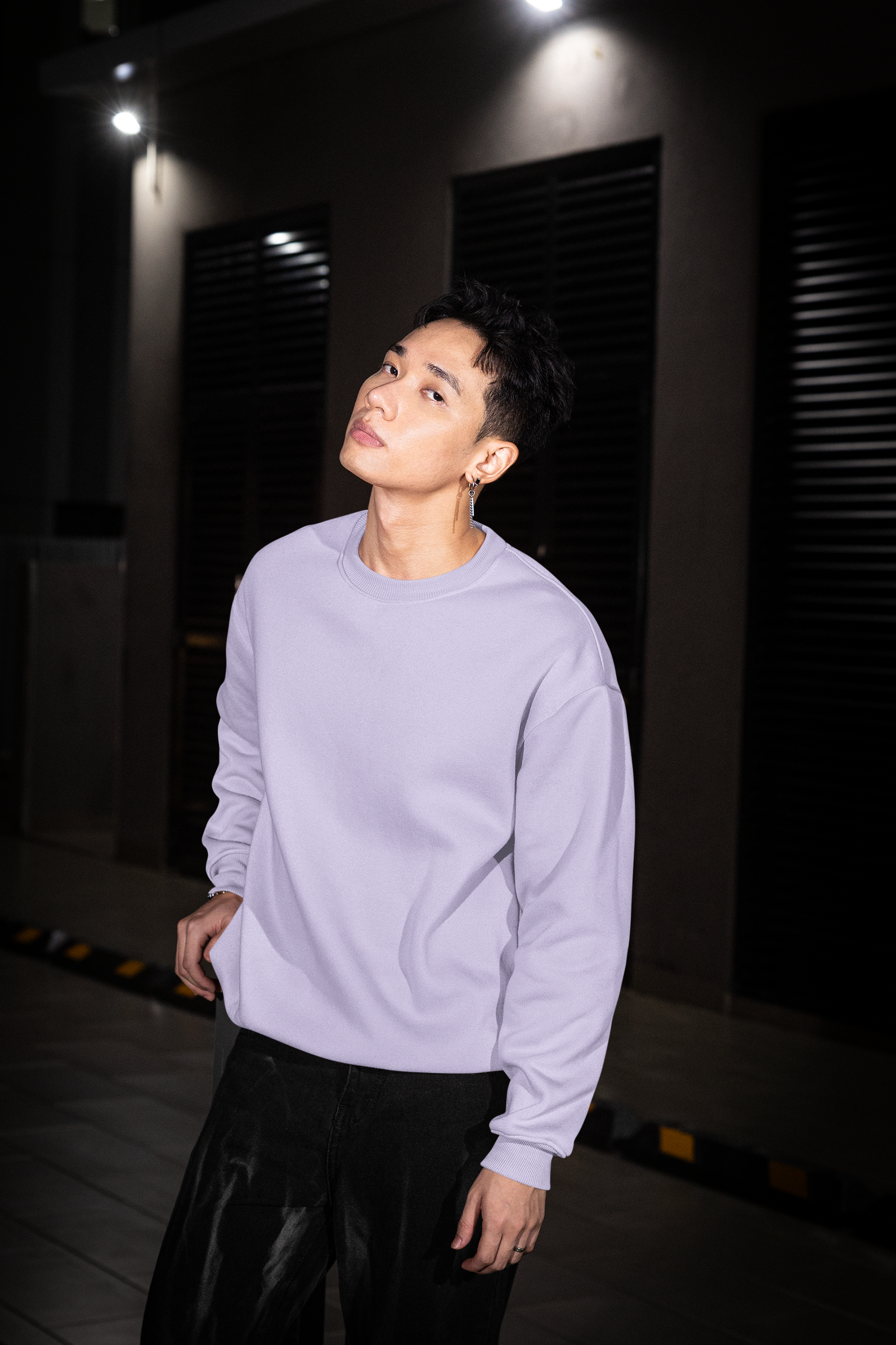 Essential Oversized Sweatshirt - Lavender