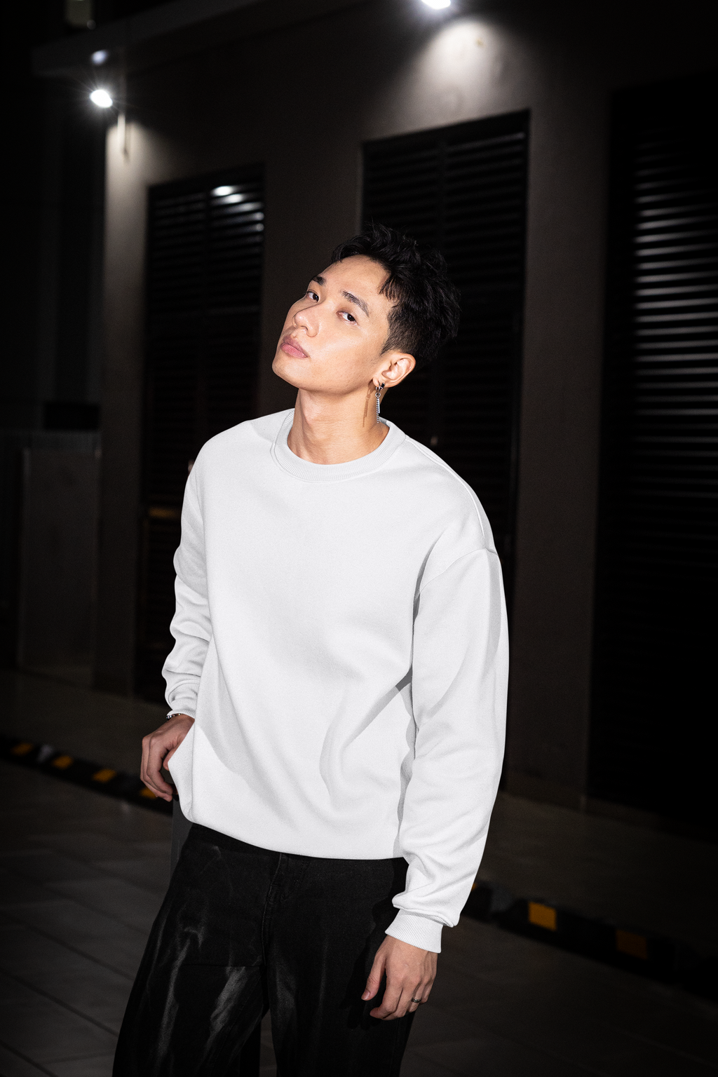 Essential Oversized Sweatshirt - White