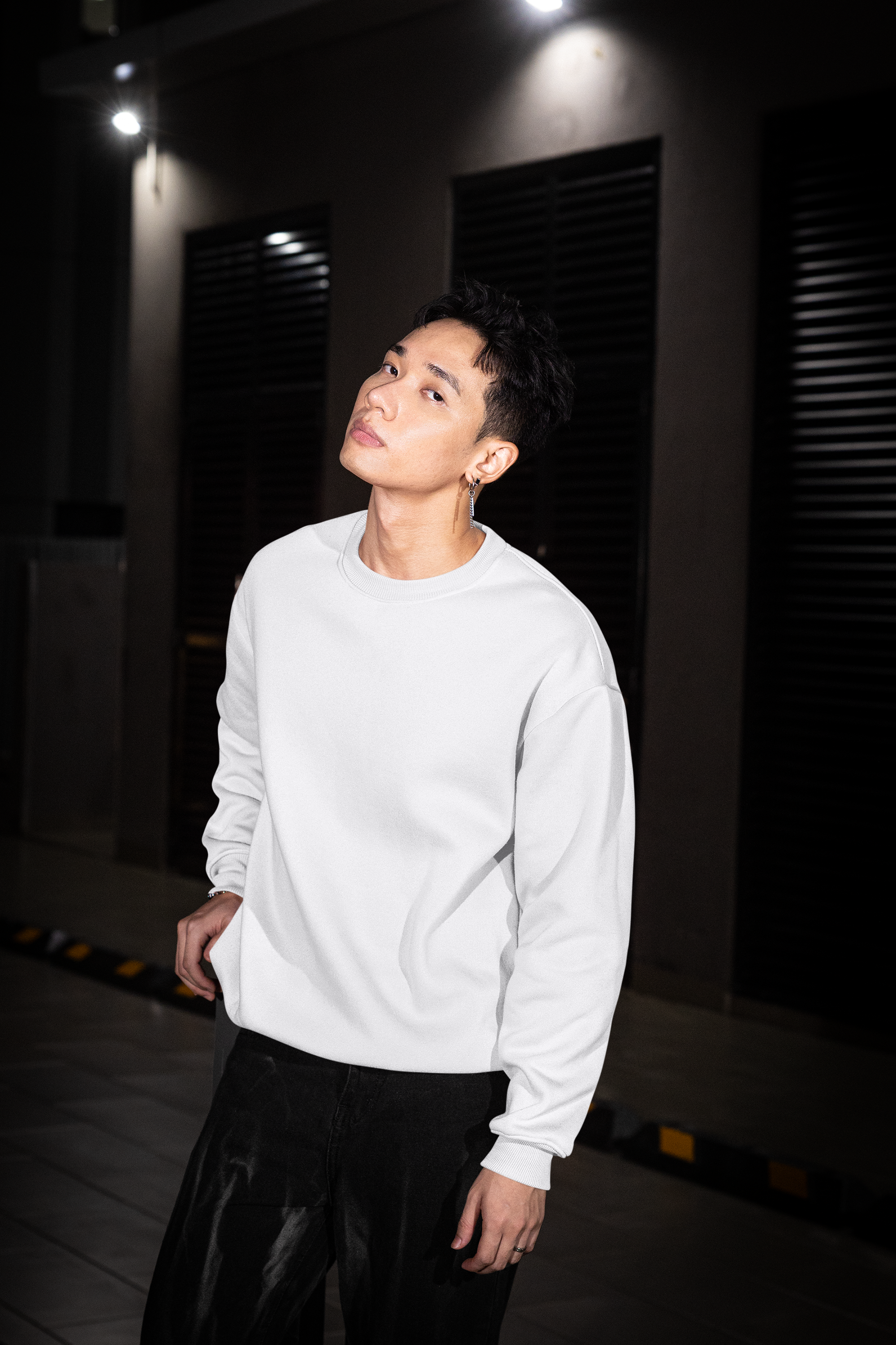 Essential Oversized Sweatshirt - White