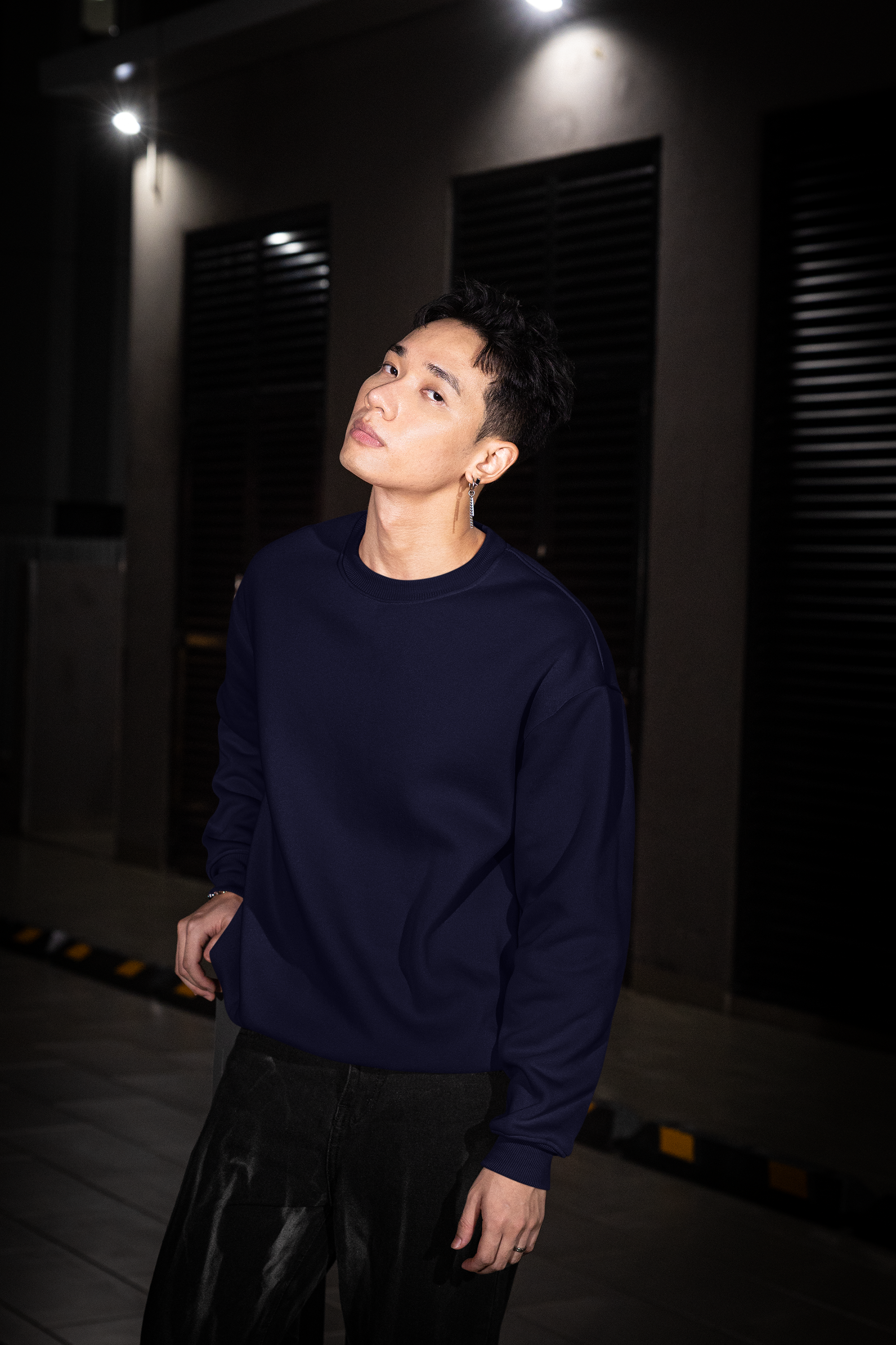 Essential Oversized Sweatshirt - Navy